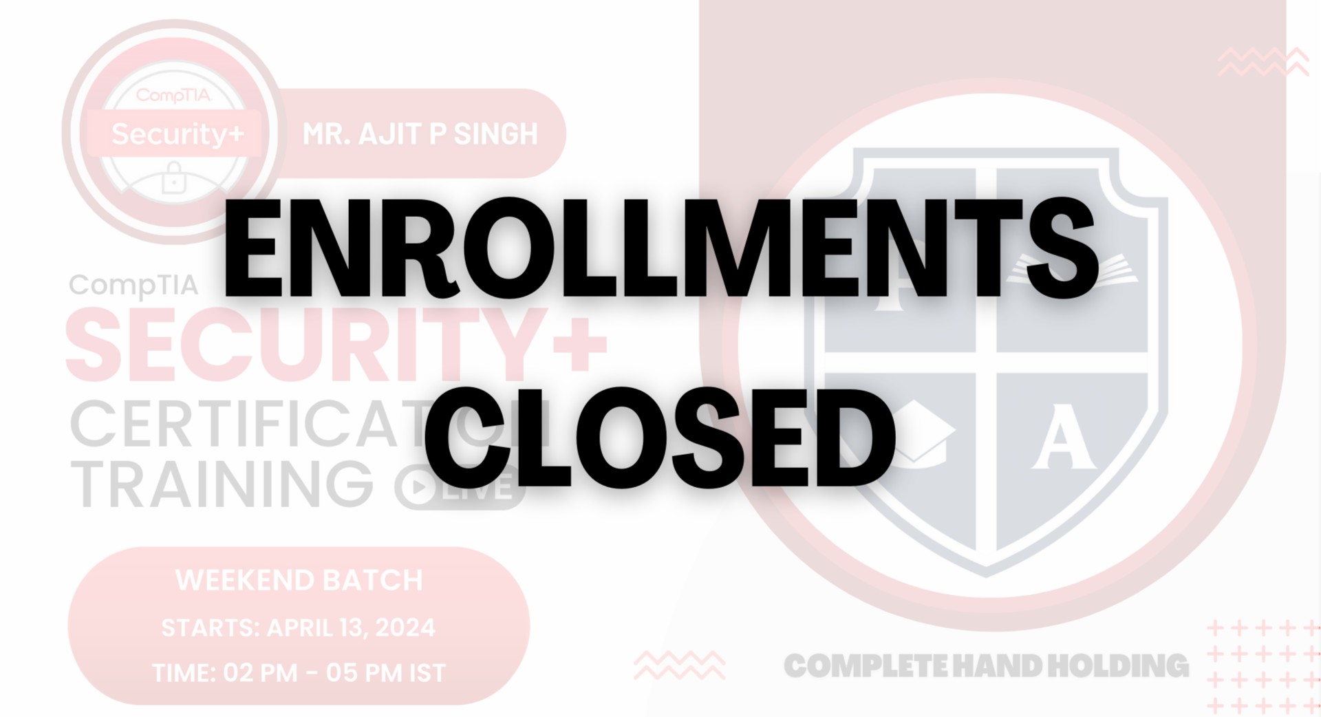 CompTIA Security+ Certification Training (SY0-701)
