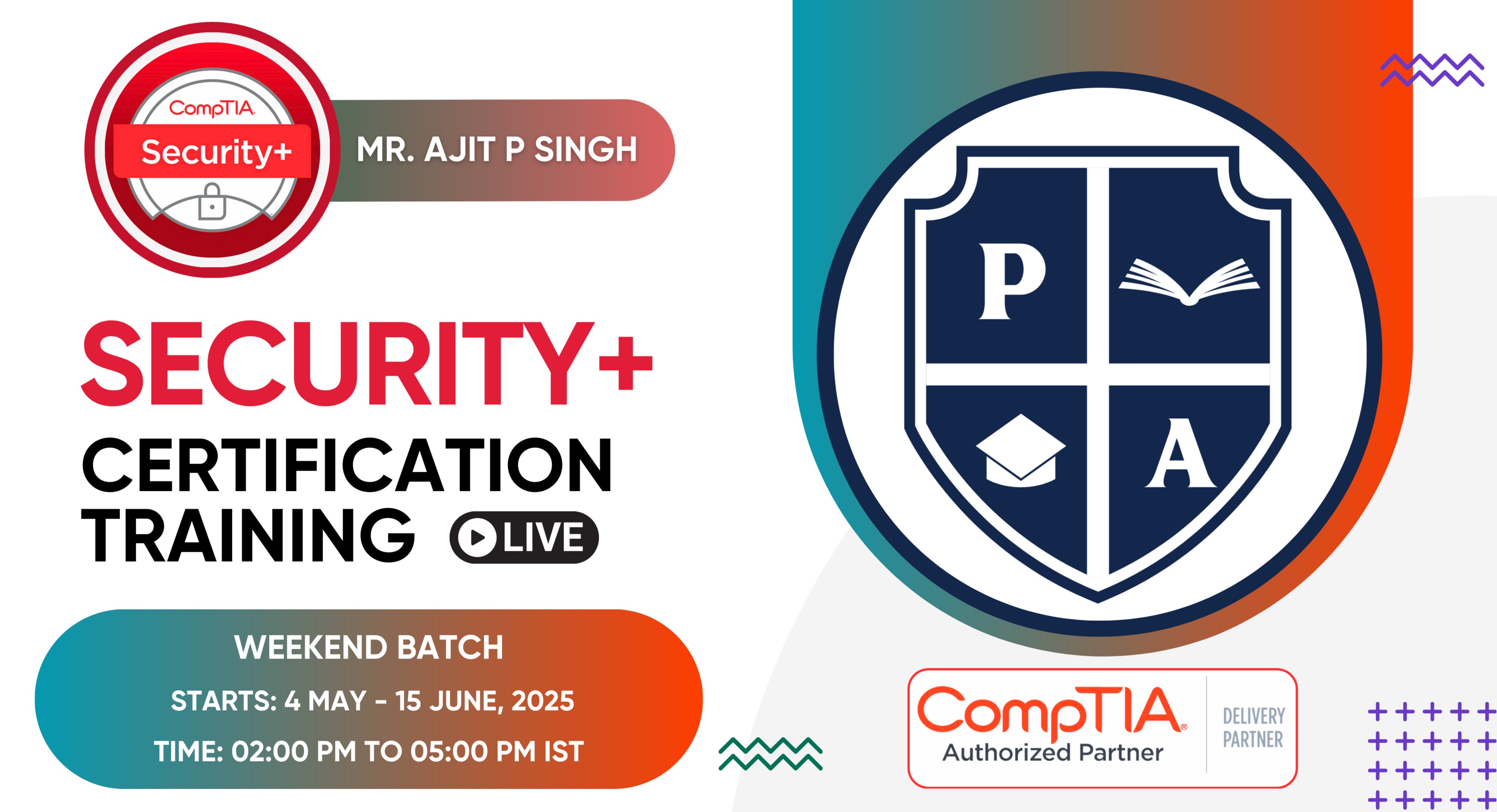 CompTIA Security+ Certification Training (SY0-701)